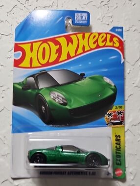 Hot Wheels Green Gordon Murray T.33 Kids Toy Car